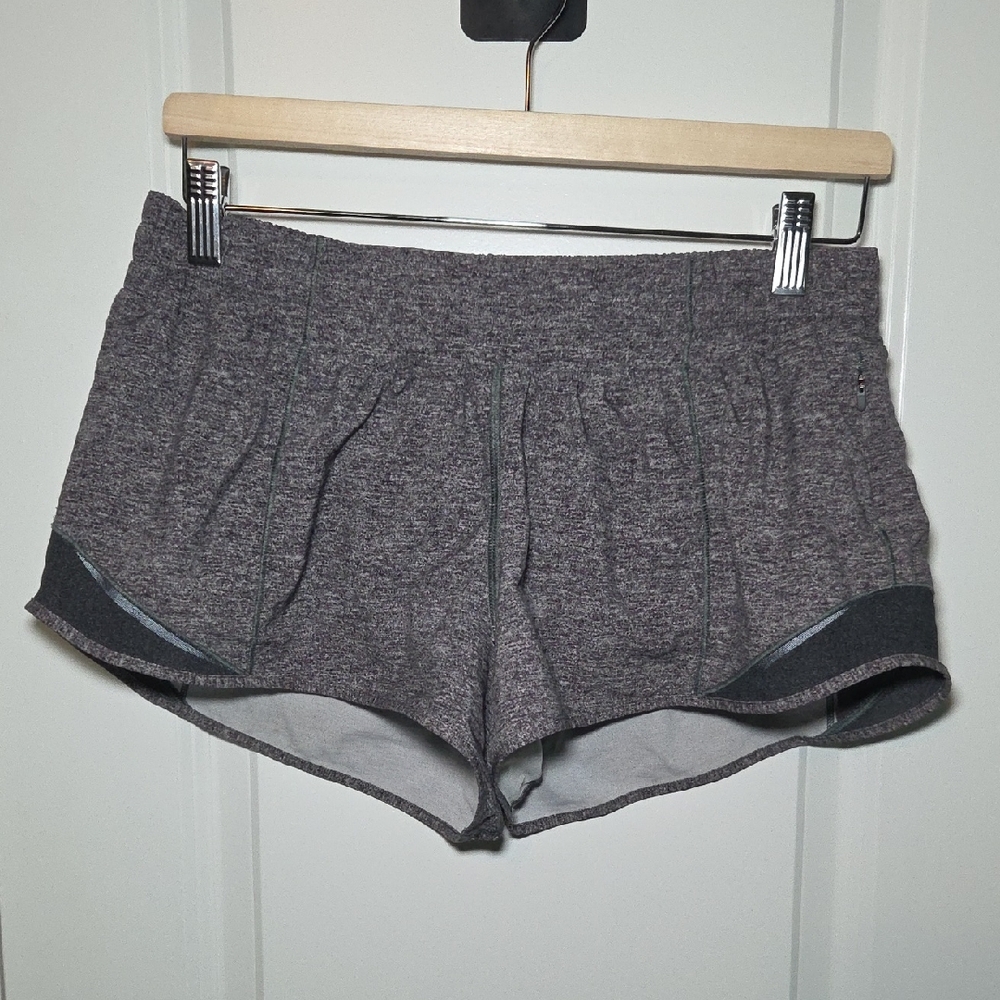 lululemon athletica Heathered Gray Athletic Shorts